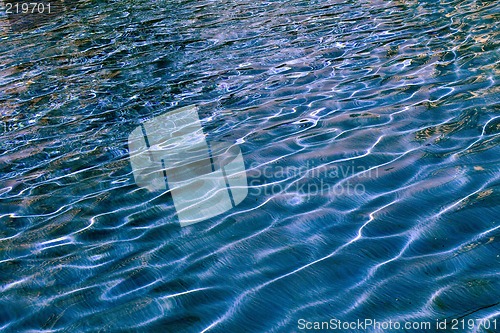 Image of Clear blue water