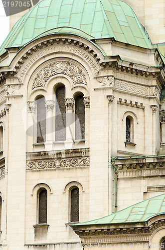 Image of Tower from the facade of the Alexander Nevsky Cathedral, Sofia, 