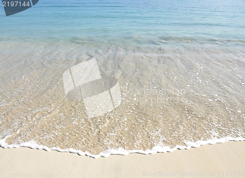 Image of sand and sea