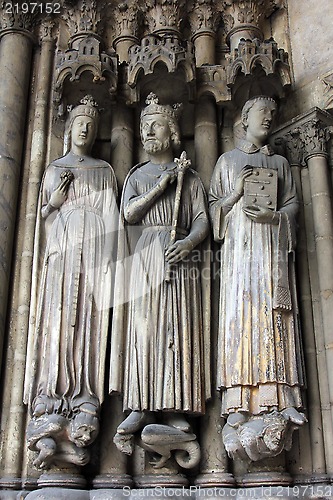 Image of Medieval gothic statues