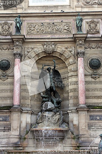 Image of Fountain Saint-Michel, Paris