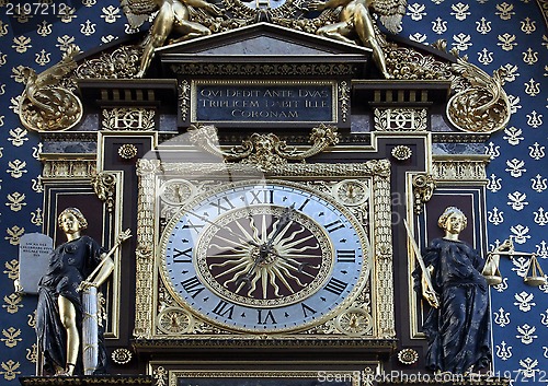 Image of The clock tower, La Conciergerie, Paris