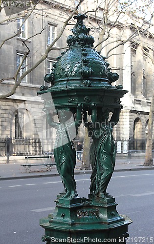 Image of Wallace fountain, Paris