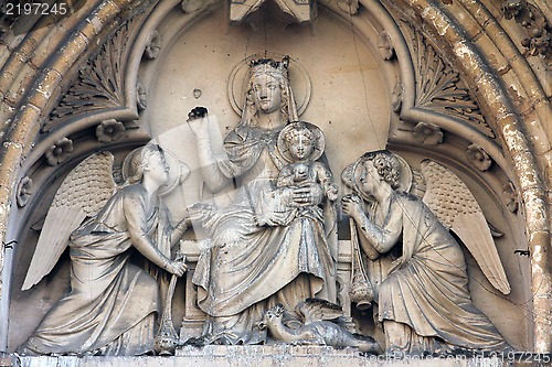 Image of Madonna with Child and angels
