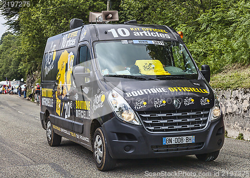 Image of Mobile Official Souvenirs Shop of Le Tour de France