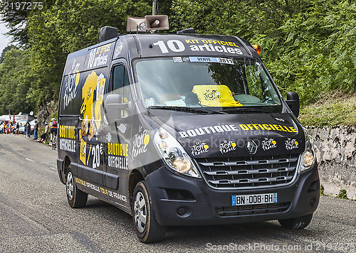 Image of Mobile Official Souvenirs Shop of Le Tour de France