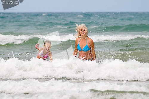 Image of In foamy waves