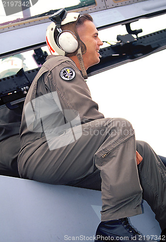 Image of Fighter pilot.