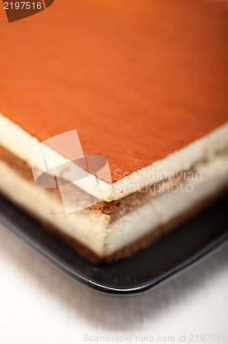 Image of home made tiramisu dessert 