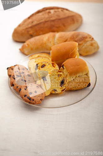 Image of selection of sweet bread and cookies