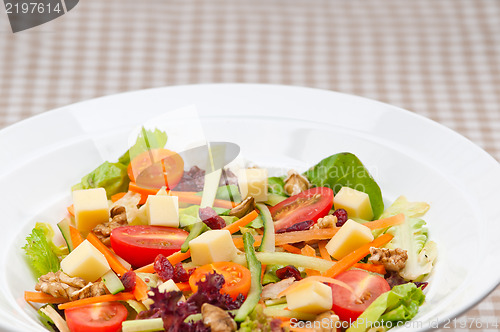 Image of Fresh colorful healthy salad