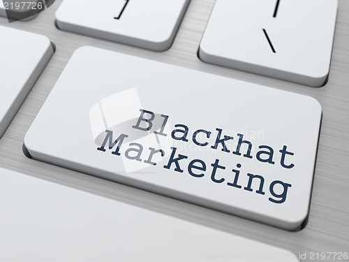 Image of Blackhat Marketing  Concept.