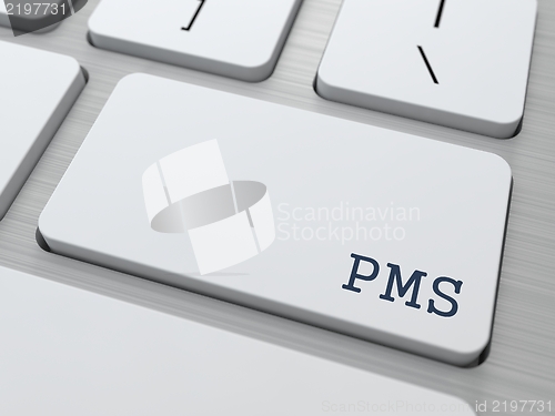 Image of PMS (premenstrual  syndrome) Concept.