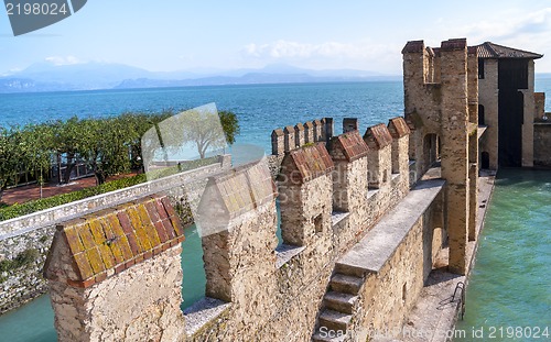 Image of Garda lake Fortification in Sirmione