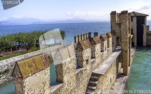 Image of Garda lake Fortification in Sirmione