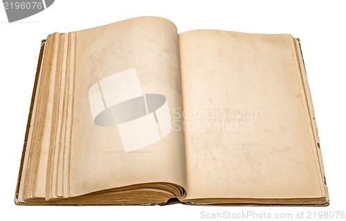 Image of old open book