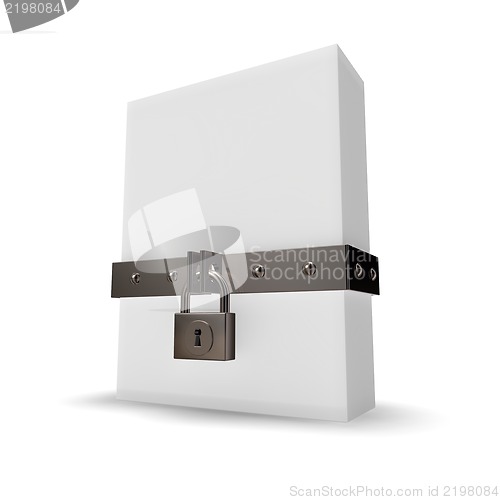 Image of box and padlock