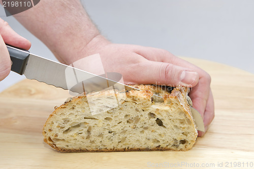 Image of Cutting Bread