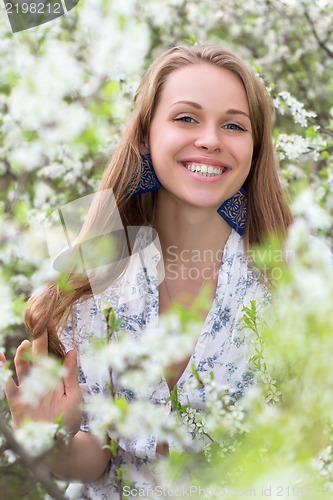 Image of Young joyful lady