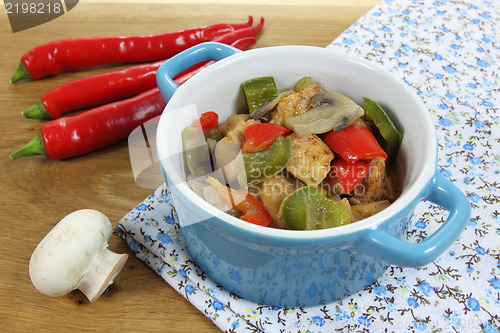 Image of Chicken and  vegetables