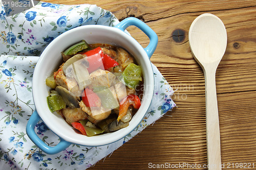 Image of Chicken and  vegetables