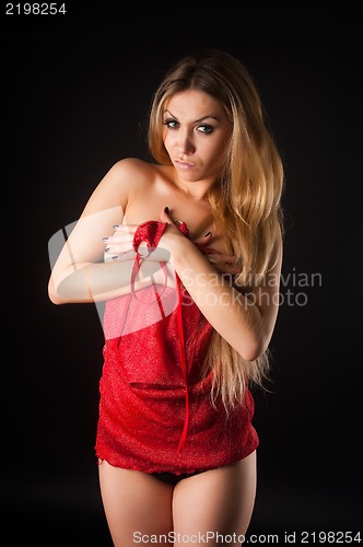 Image of beautiful blond woman
