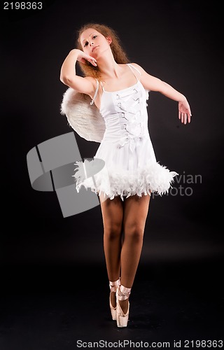 Image of young beautiful dancer