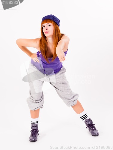 Image of Pretty hip-hop dancer