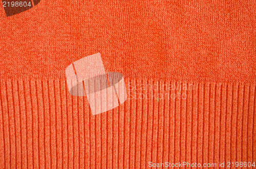 Image of orange woollen sweater pattern detail backdrop 