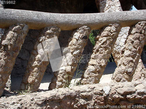 Image of Wave Archway, Parc Guell, Barcelona