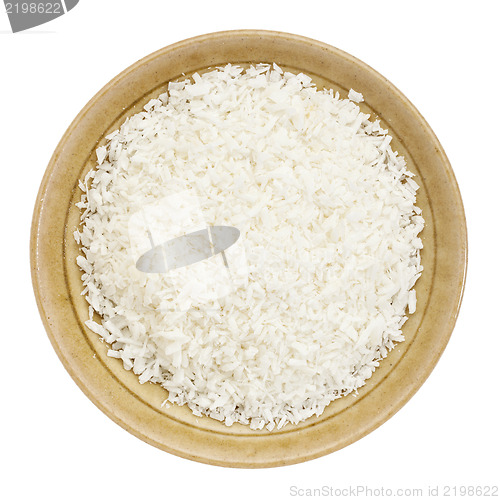 Image of shredded coconut flakes