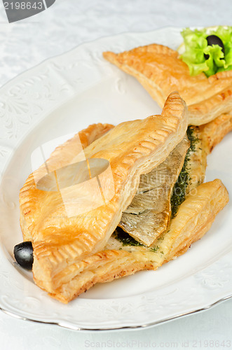 Image of tasty dish of trout fish