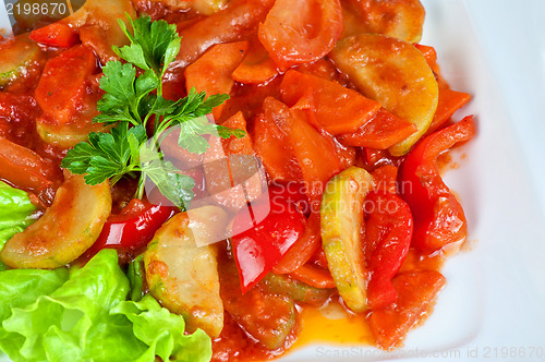 Image of saute from zucchini