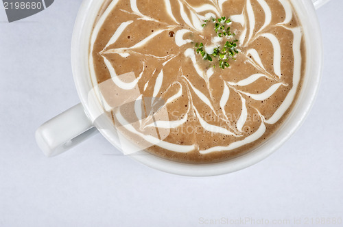 Image of cream mushroom soup