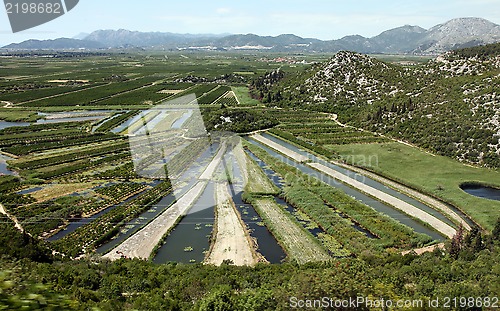 Image of Neretva river basin, Croatia