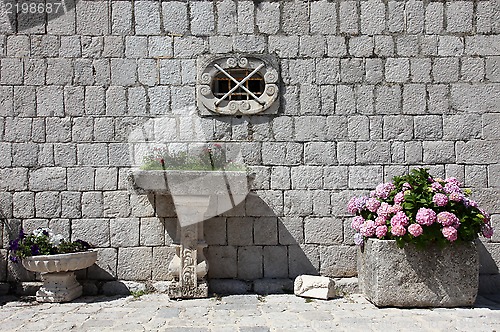 Image of Fragment of Our Lady of the Rock church in Perast, Montenegro