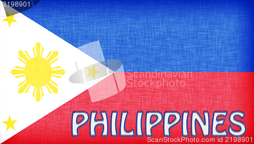 Image of Linen flag of the Philippines