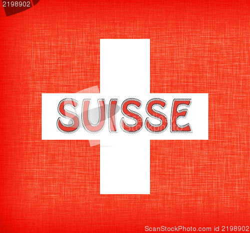 Image of Linen flag of Switzerland