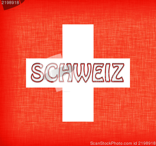 Image of Linen flag of Switzerland