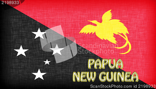 Image of Linen flag of Papua New Guinea