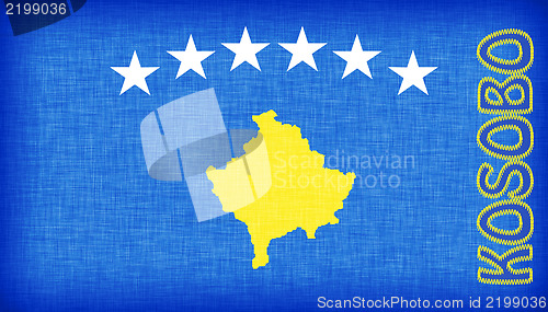 Image of Linen flag of Kosovo