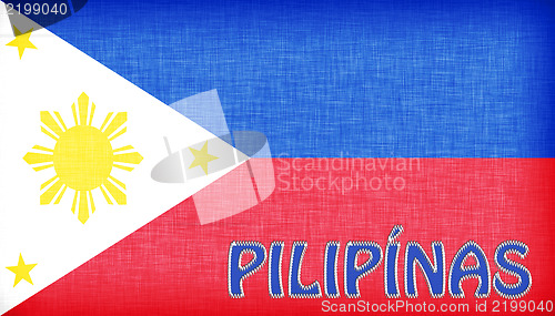 Image of Linen flag of the Philippines