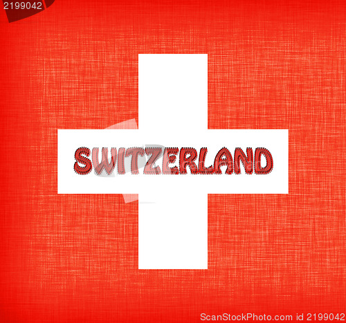 Image of Linen flag of Switzerland