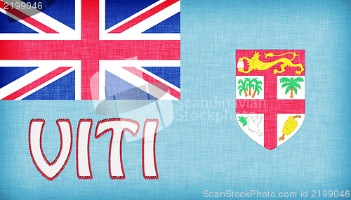 Image of Linen flag of Fiji 