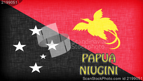 Image of Linen flag of Papua New Guinea