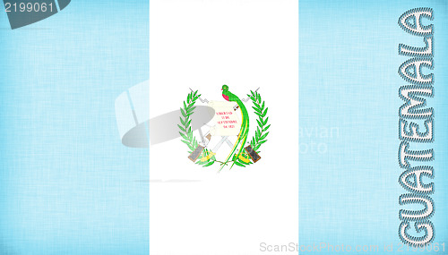 Image of Linen flag of Guatemala