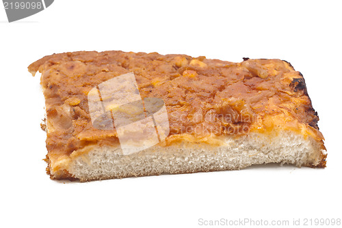 Image of sfincione, traditional sicilian pizza