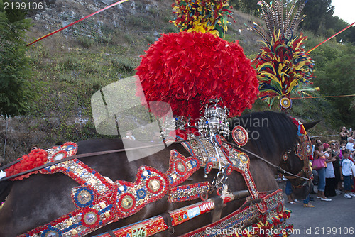 Image of traditional sicilian horse-cart