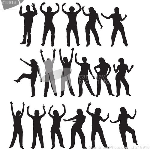 Image of Dancing silhouettes