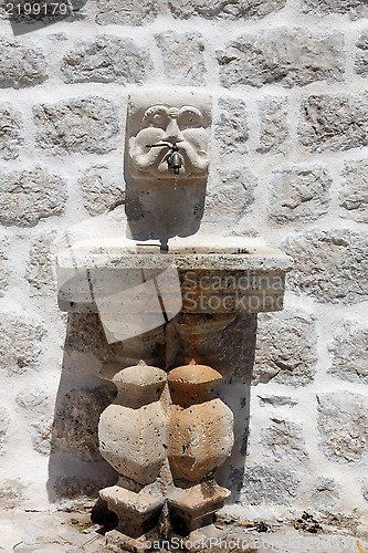 Image of Fragment of Our Lady of the Rock church in Perast, Montenegro